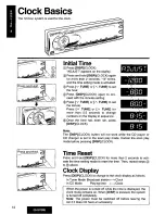 Предварительный просмотр 14 страницы Panasonic CQ-DF100 Operating Operating Manual