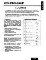 Предварительный просмотр 15 страницы Panasonic CQ-DF100 Operating Operating Manual