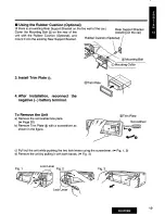 Предварительный просмотр 19 страницы Panasonic CQ-DF100 Operating Operating Manual