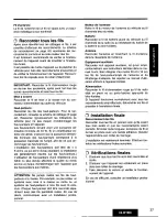 Предварительный просмотр 37 страницы Panasonic CQ-DF100 Operating Operating Manual