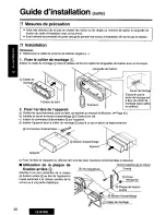 Предварительный просмотр 38 страницы Panasonic CQ-DF100 Operating Operating Manual