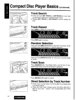 Preview for 10 page of Panasonic CQ-DF200W Operating Instructions Manual