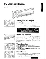 Preview for 11 page of Panasonic CQ-DF200W Operating Instructions Manual