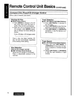 Preview for 16 page of Panasonic CQ-DF200W Operating Instructions Manual