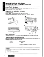 Preview for 20 page of Panasonic CQ-DF200W Operating Instructions Manual