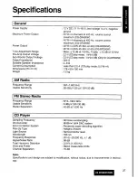 Preview for 27 page of Panasonic CQ-DF200W Operating Instructions Manual