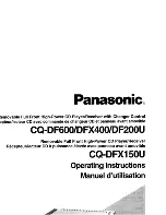 Предварительный просмотр 1 страницы Panasonic CQ-DF600 Operating Instructions Manual