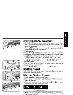 Предварительный просмотр 11 страницы Panasonic CQ-DF600 Operating Instructions Manual