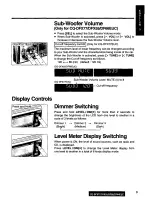 Предварительный просмотр 9 страницы Panasonic CQ-DF66 Operating Operating Instructions Manual