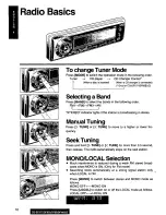 Предварительный просмотр 10 страницы Panasonic CQ-DF66 Operating Operating Instructions Manual