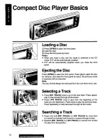 Предварительный просмотр 12 страницы Panasonic CQ-DF66 Operating Operating Instructions Manual