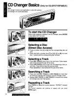 Предварительный просмотр 14 страницы Panasonic CQ-DF66 Operating Operating Instructions Manual