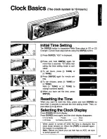 Предварительный просмотр 17 страницы Panasonic CQ-DF66 Operating Operating Instructions Manual