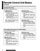 Предварительный просмотр 20 страницы Panasonic CQ-DF66 Operating Operating Instructions Manual