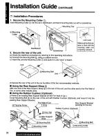 Предварительный просмотр 26 страницы Panasonic CQ-DF66 Operating Operating Instructions Manual