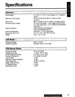 Предварительный просмотр 35 страницы Panasonic CQ-DF66 Operating Operating Instructions Manual