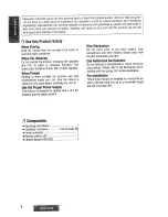 Предварительный просмотр 3 страницы Panasonic CQ-DF701W Operating Instructions Manual