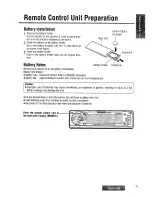 Предварительный просмотр 5 страницы Panasonic CQ-DF701W Operating Instructions Manual