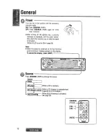 Предварительный просмотр 6 страницы Panasonic CQ-DF701W Operating Instructions Manual