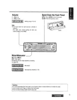 Предварительный просмотр 7 страницы Panasonic CQ-DF701W Operating Instructions Manual