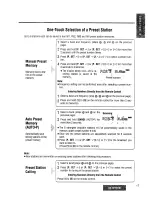 Предварительный просмотр 11 страницы Panasonic CQ-DF701W Operating Instructions Manual