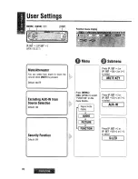 Предварительный просмотр 20 страницы Panasonic CQ-DF701W Operating Instructions Manual