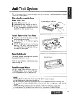 Предварительный просмотр 27 страницы Panasonic CQ-DF701W Operating Instructions Manual