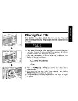 Предварительный просмотр 21 страницы Panasonic CQ-DF800 Operating Instructions Manual