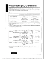 Предварительный просмотр 3 страницы Panasonic CQ-DF800W Operating Instructions Manual