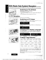 Предварительный просмотр 16 страницы Panasonic CQ-DF800W Operating Instructions Manual