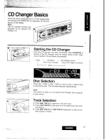 Предварительный просмотр 21 страницы Panasonic CQ-DF800W Operating Instructions Manual