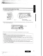 Предварительный просмотр 31 страницы Panasonic CQ-DF800W Operating Instructions Manual