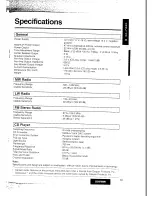 Предварительный просмотр 37 страницы Panasonic CQ-DF800W Operating Instructions Manual