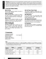 Предварительный просмотр 4 страницы Panasonic CQ-DF801 Operating Instructions Manual