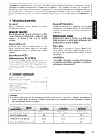 Предварительный просмотр 5 страницы Panasonic CQ-DF801 Operating Instructions Manual