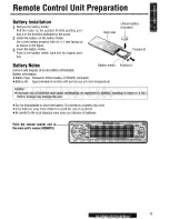 Предварительный просмотр 11 страницы Panasonic CQ-DF801 Operating Instructions Manual