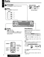 Предварительный просмотр 16 страницы Panasonic CQ-DF801 Operating Instructions Manual