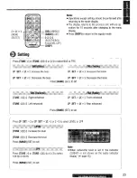 Предварительный просмотр 23 страницы Panasonic CQ-DF801 Operating Instructions Manual