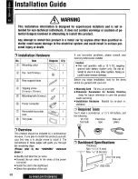 Предварительный просмотр 28 страницы Panasonic CQ-DF801 Operating Instructions Manual