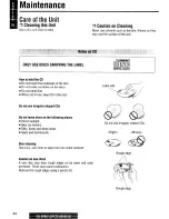 Предварительный просмотр 44 страницы Panasonic CQ-DF801 Operating Instructions Manual