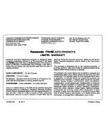 Предварительный просмотр 53 страницы Panasonic CQ-DF801 Operating Instructions Manual