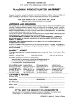 Предварительный просмотр 54 страницы Panasonic CQ-DF801 Operating Instructions Manual