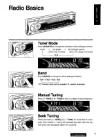 Предварительный просмотр 11 страницы Panasonic CQ-DF88 Operating Instructions Manual