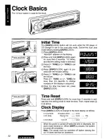 Предварительный просмотр 22 страницы Panasonic CQ-DF88 Operating Instructions Manual