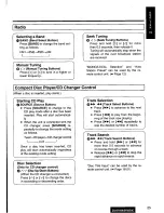 Предварительный просмотр 25 страницы Panasonic CQ-DF88 Operating Instructions Manual