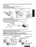 Предварительный просмотр 61 страницы Panasonic CQ-DF88 Operating Instructions Manual