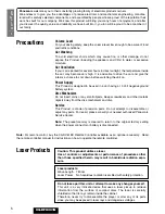 Предварительный просмотр 6 страницы Panasonic CQ-DFX301N Operating Instructions Manual