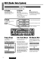 Предварительный просмотр 12 страницы Panasonic CQ-DFX301N Operating Instructions Manual