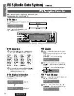 Предварительный просмотр 14 страницы Panasonic CQ-DFX301N Operating Instructions Manual