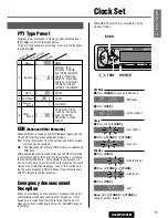 Предварительный просмотр 15 страницы Panasonic CQ-DFX301N Operating Instructions Manual